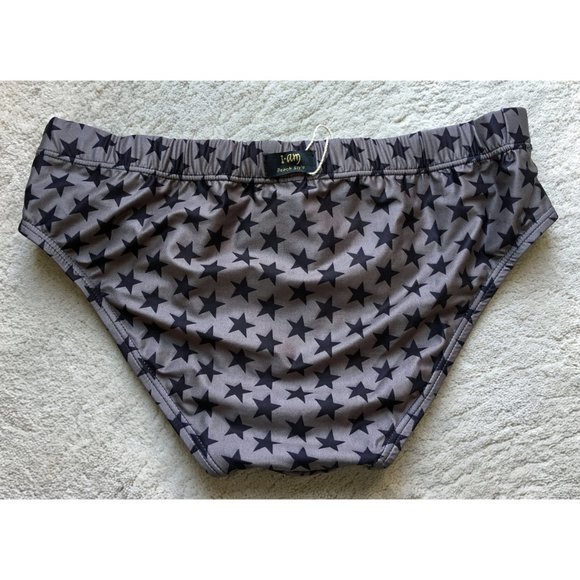 'I-AM' Men's All-Over Stars Printed SWIMSUIT - Picture 9 of 12